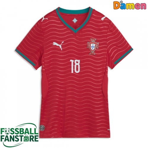 Portugal Pedro Neto #18 Replik Heimtrikot Damen WM 2026 Kurzarm